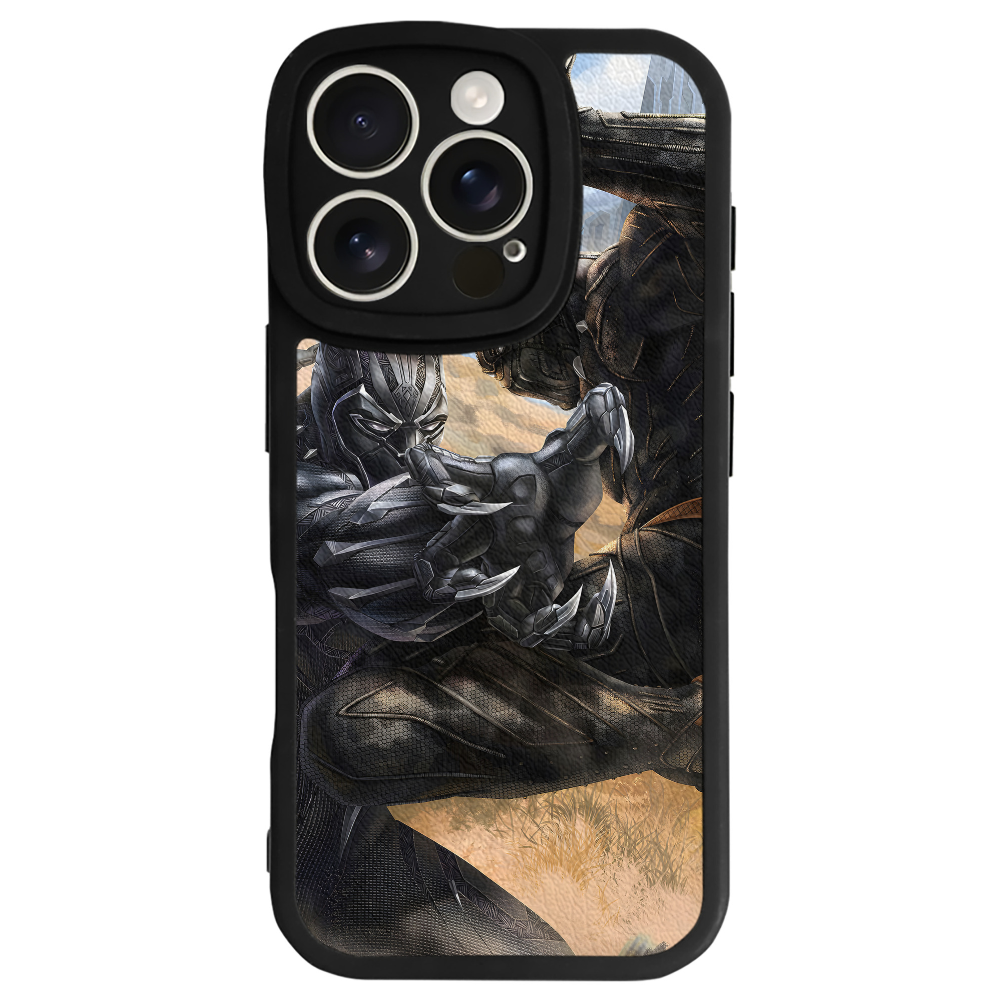 （画像用） アベンジャーズ The Avengers 【iPhone 16シリーズ対応】シリコンスマホケース（レザー調） 材質：シリコン